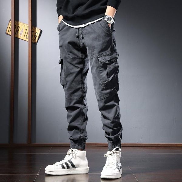 pants autumn cargo pants men fashion tactical sport joggers casual streetwear hip hop dark gray cotton slim fit trousers, Black
pants autumn cargo pants men fashion tactical sport joggers casual streetwear hip hop dark gray cotton slim fit trousers, Black