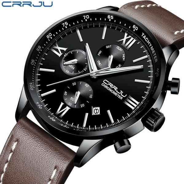 crrju 2019 men's luxury brand luminous wristwatches sports waterproof quartz creative casual fashion dress watches relogio256s, Slivery;brown
crrju 2019 men's luxury brand luminous wristwatches sports waterproof quartz creative casual fashion dress watches relogio256s, Slivery;brown