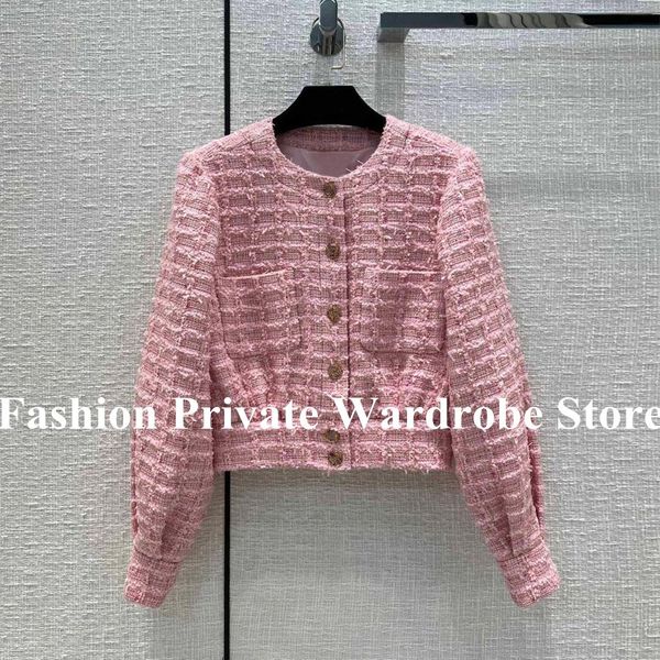 fur sweet pink plaid tweed jacket women oneck lantern sleeve sequins buttons pockets patchwork autumn short design vintage coat, Black
fur sweet pink plaid tweed jacket women oneck lantern sleeve sequins buttons pockets patchwork autumn short design vintage coat, Black
