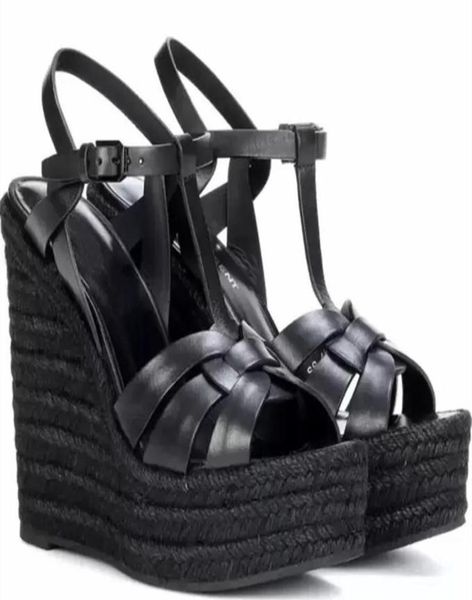 women sandal high heels wedges shoes tribute leather wedge espadrille sandals luxury design summer heeled black white leathers pum5083950
women sandal high heels wedges shoes tribute leather wedge espadrille sandals luxury design summer heeled black white leathers pum5083950