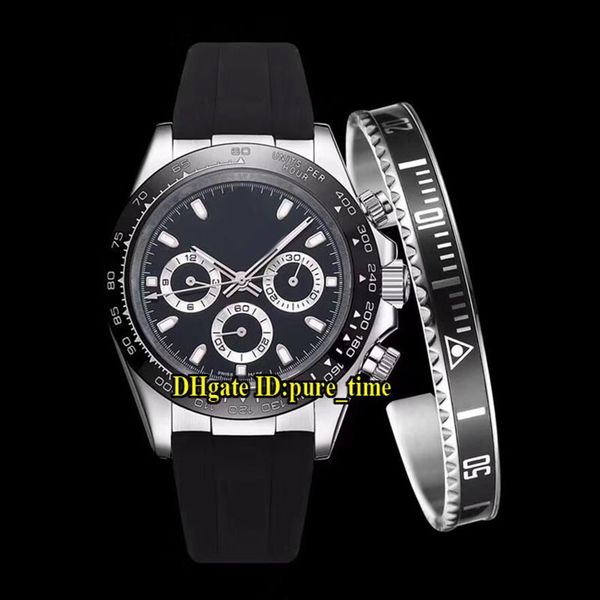 gift bracelet 116518 black dial asian 2813 automatic mens watch black bezel sapphire glass steel case rubber strap new watche2836, Slivery;brown
gift bracelet 116518 black dial asian 2813 automatic mens watch black bezel sapphire glass steel case rubber strap new watche2836, Slivery;brown