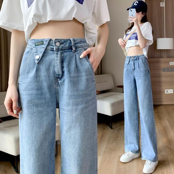 jeans high waist women's jeans wide leg baggy denim pants casual streetwear korean fashion summer plus size blue straight jean trouser
jeans high waist women's jeans wide leg baggy denim pants casual streetwear korean fashion summer plus size blue straight jean trouser