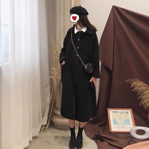 fur women's coats thick woolen coat the new woolen autumn winter korean fashion thick loose hepburn jackets women, Black
fur women's coats thick woolen coat the new woolen autumn winter korean fashion thick loose hepburn jackets women, Black