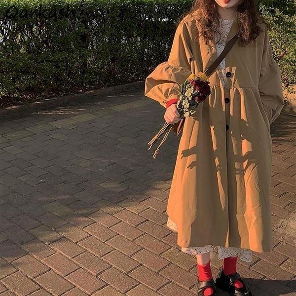 raincoats trench women khaki designer clothes autumn korean coats fashion allmatch new streetwear long coat outwear loose simple solid, Black
raincoats trench women khaki designer clothes autumn korean coats fashion allmatch new streetwear long coat outwear loose simple solid, Black