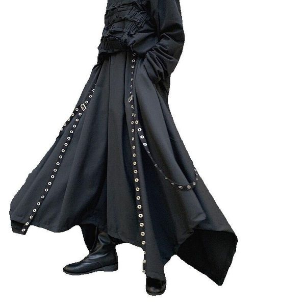pants men ribbon dark black wide leg pants male women japan streetwear punk gothic harem trousers kimono skirt pants
pants men ribbon dark black wide leg pants male women japan streetwear punk gothic harem trousers kimono skirt pants