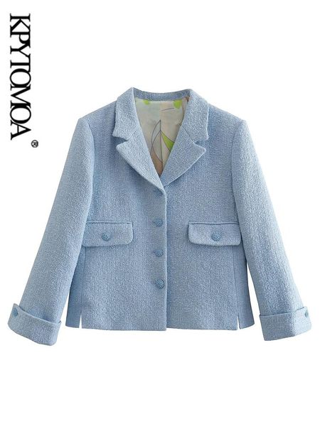 pants kpytomoa women fashion with buttons tweed blazer coat vintage long sleeve flap pockets female outerwear chic veste femme, White
pants kpytomoa women fashion with buttons tweed blazer coat vintage long sleeve flap pockets female outerwear chic veste femme, White