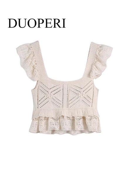 tanks duoperi women fashion crop knit tank with lace vintage hollow out wide straps female camis mujer chic outfits, Black;white
tanks duoperi women fashion crop knit tank with lace vintage hollow out wide straps female camis mujer chic outfits, Black;white