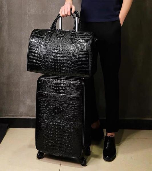 suitcases 100 real leather travel luggage with handbag men head cowhide universal wheel crocodile pattern suitcase 20 inch boardi3347927
suitcases 100 real leather travel luggage with handbag men head cowhide universal wheel crocodile pattern suitcase 20 inch boardi3347927
