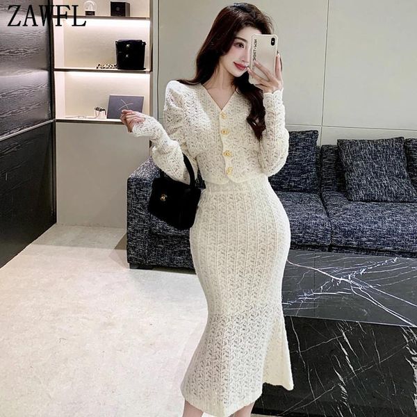 dress zawfl fashion elegant lace women skirt sets long sleeve blouse + high waist slim skirts korean 2 pieces outfits, White
dress zawfl fashion elegant lace women skirt sets long sleeve blouse + high waist slim skirts korean 2 pieces outfits, White