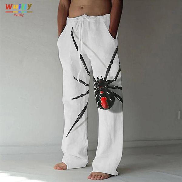 pants men's fashion straight trousers 3d print elastic drawstring design front pocket pants casual graphic prints spider comfort soft, Black
pants men's fashion straight trousers 3d print elastic drawstring design front pocket pants casual graphic prints spider comfort soft, Black