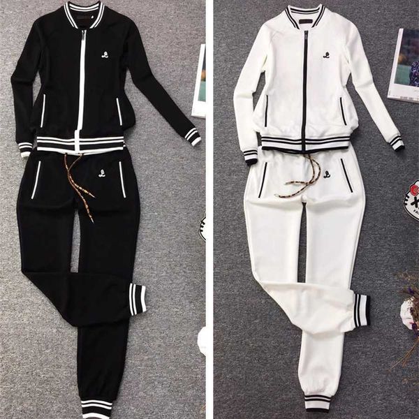 36% off wind pure cotton casual sports women's autumn age reducing cardigan two piece set large european fashion trend, White
36% off wind pure cotton casual sports women's autumn age reducing cardigan two piece set large european fashion trend, White