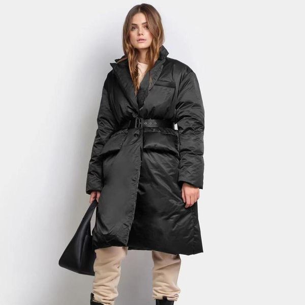 parkas european style long sleeve real goose down jacket coat women puffy down jacket big pockets casual lady down coat, Black
parkas european style long sleeve real goose down jacket coat women puffy down jacket big pockets casual lady down coat, Black