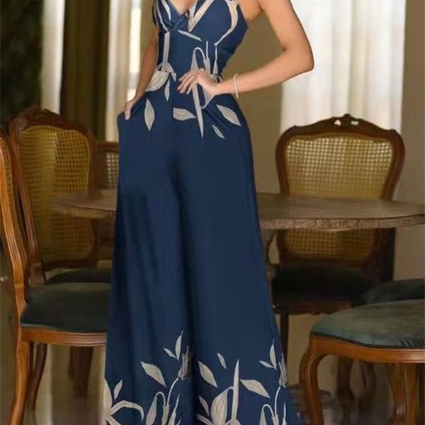 women's jumpsuits rompers floral print wide leg casual jumpsuit women spaghetti strap v neck slim waist outfits 230422, Black;white
women's jumpsuits rompers floral print wide leg casual jumpsuit women spaghetti strap v neck slim waist outfits 230422, Black;white