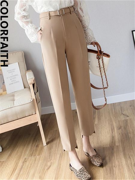 capris colorfaith new 2022 high waist formal elegant office lady korean fashion autumn winter women suit pants anklelength pants p7110, Black;white
capris colorfaith new 2022 high waist formal elegant office lady korean fashion autumn winter women suit pants anklelength pants p7110, Black;white