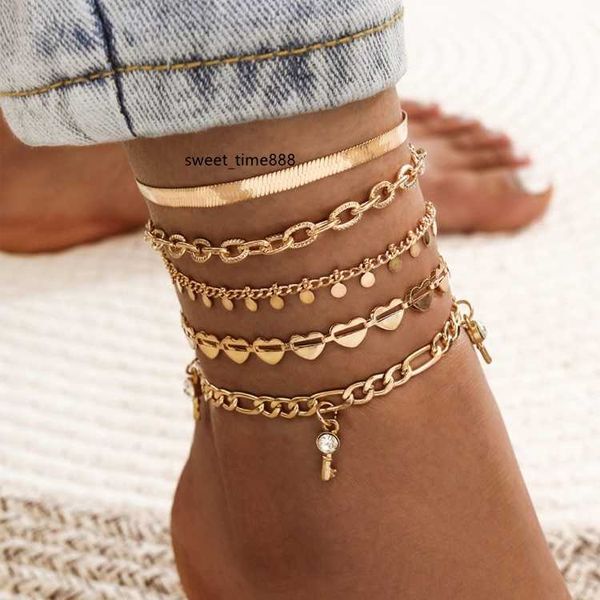 punk hollow love anklets disc snake-shaped chain with rhinestones anklet key tassel 5 pieces set of foot jewelry, Red;blue
punk hollow love anklets disc snake-shaped chain with rhinestones anklet key tassel 5 pieces set of foot jewelry, Red;blue