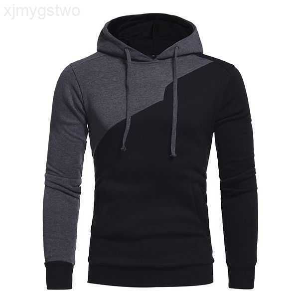 spring mens hoodies slim fitting long sleeve fashion patchwork pullover solid color non decorative clothes 145th, Black
spring mens hoodies slim fitting long sleeve fashion patchwork pullover solid color non decorative clothes 145th, Black