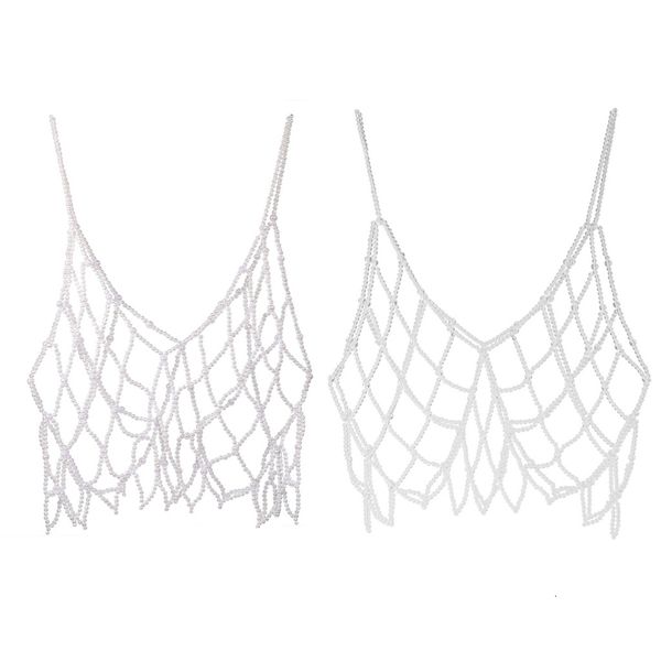 camisoles tank handmade woven body chain camisole imitation pearl crystal beaded vest hollow out mesh club drop 230421, Black;white
camisoles tank handmade woven body chain camisole imitation pearl crystal beaded vest hollow out mesh club drop 230421, Black;white