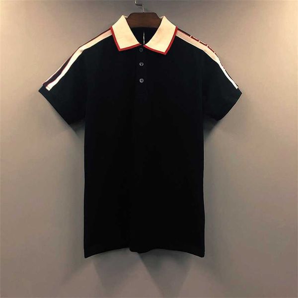32% off european american fashion flowing stripe letter loose short sleeve lapel t-shirt polo shirt for men and women lovers in summer, White;black
32% off european american fashion flowing stripe letter loose short sleeve lapel t-shirt polo shirt for men and women lovers in summer, White;black