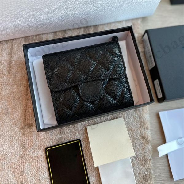 classic short mini caviar cover coins purses calfskin black flap quilted wallets designer bags womens luxury cowhide vintage multi299l, Red;black
classic short mini caviar cover coins purses calfskin black flap quilted wallets designer bags womens luxury cowhide vintage multi299l, Red;black