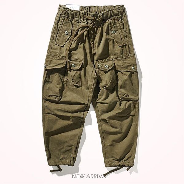 pants four seasons new japanese retro loose tooling pencil pants men's 100% cotton straight drawstring multipocket casual trousers, Black
pants four seasons new japanese retro loose tooling pencil pants men's 100% cotton straight drawstring multipocket casual trousers, Black