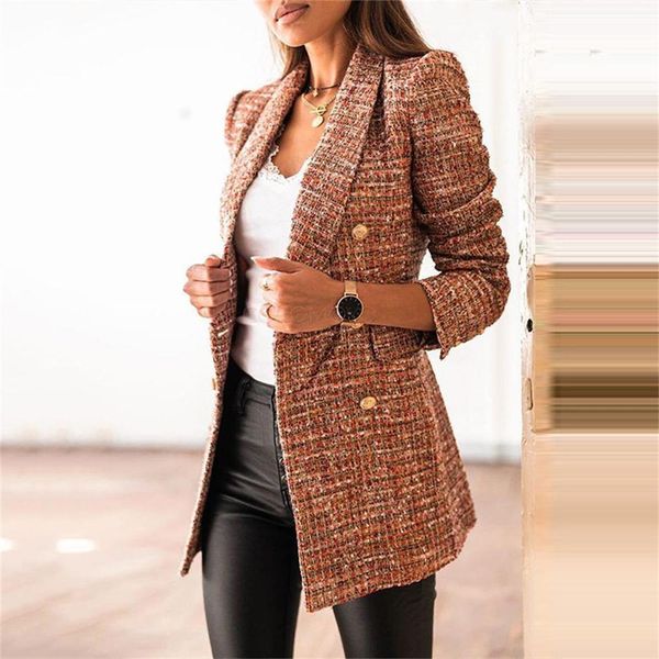 pants plaid blazer for women office lady blazer casual slim fit long sleeve lapel double breasted suit coat fashion ladies jacket, White
pants plaid blazer for women office lady blazer casual slim fit long sleeve lapel double breasted suit coat fashion ladies jacket, White