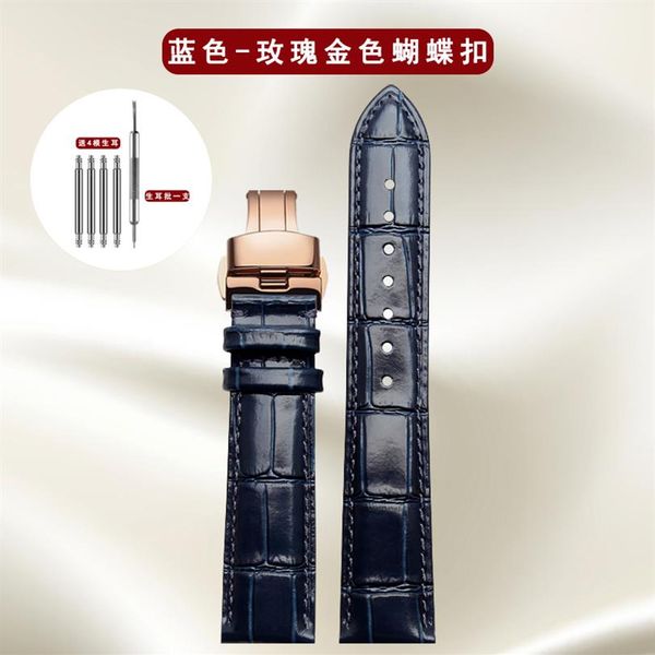 butterfly buckle watch band 20mm 22mm blue leather watchbands with butterfly buckle fashion accessories cowhide watch band straps2896, Black;brown
butterfly buckle watch band 20mm 22mm blue leather watchbands with butterfly buckle fashion accessories cowhide watch band straps2896, Black;brown