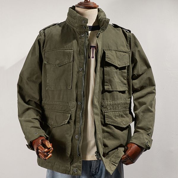 men's jackets retro heavy padded jacket military style field tough guy pocket tooling coat windbreaker 230422, Black;brown
men's jackets retro heavy padded jacket military style field tough guy pocket tooling coat windbreaker 230422, Black;brown