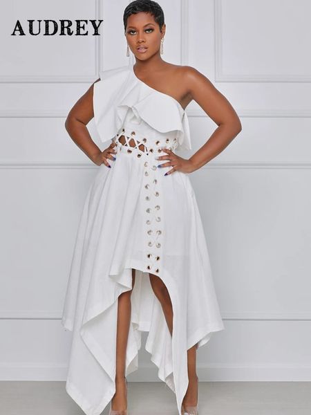 plus size dresses plus size one shoulder ruffle sleeve a-line maxi dress women cutout bandage backless irregular evening party dress prom ve, Black
plus size dresses plus size one shoulder ruffle sleeve a-line maxi dress women cutout bandage backless irregular evening party dress prom ve, Black