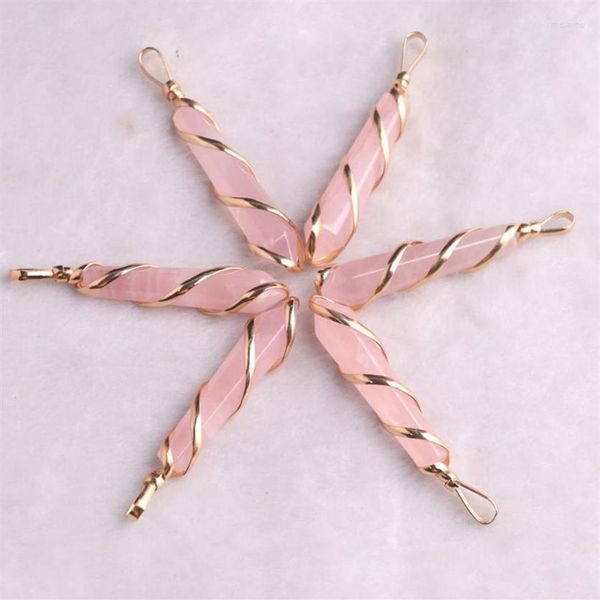 pendant necklaces 6 pieces natural energy healing gemstone hexagonal crystal pointed rose quartz wire wrapped for women girls279s, Silver
pendant necklaces 6 pieces natural energy healing gemstone hexagonal crystal pointed rose quartz wire wrapped for women girls279s, Silver