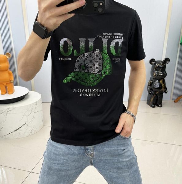 men's t-shirts mens designer short sleeved t-shirt, men's large size, european and american trendy cross-border hat, sequin half s, White;black
men's t-shirts mens designer short sleeved t-shirt, men's large size, european and american trendy cross-border hat, sequin half s, White;black