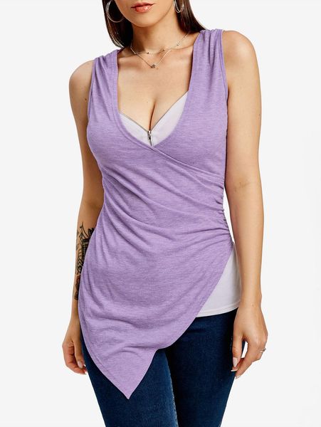 tanks zip plisy bicolor asymetryczny swobodny longline sweetheart wysoki dekolt stretch kobiety slim two tone camis na lato, Black;white
tanks zip plisy bicolor asymetryczny swobodny longline sweetheart wysoki dekolt stretch kobiety slim two tone camis na lato, Black;white