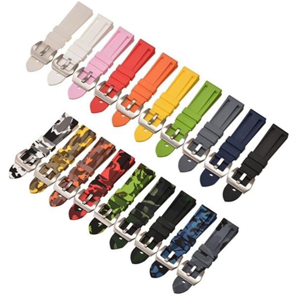 watch bands hq silicone strap 20 22 24 26mm camouflage band rubber watchband replacement for pam and steel buckle228i, Black;brown
watch bands hq silicone strap 20 22 24 26mm camouflage band rubber watchband replacement for pam and steel buckle228i, Black;brown