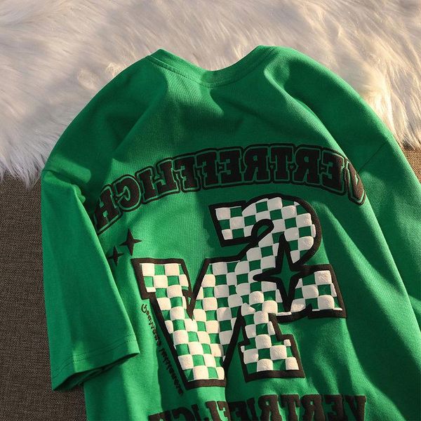 t-shirt high street american new tshirt women checkerboard letter print men streetwear tees summer shortsleeved y2k hip hop top, White
t-shirt high street american new tshirt women checkerboard letter print men streetwear tees summer shortsleeved y2k hip hop top, White