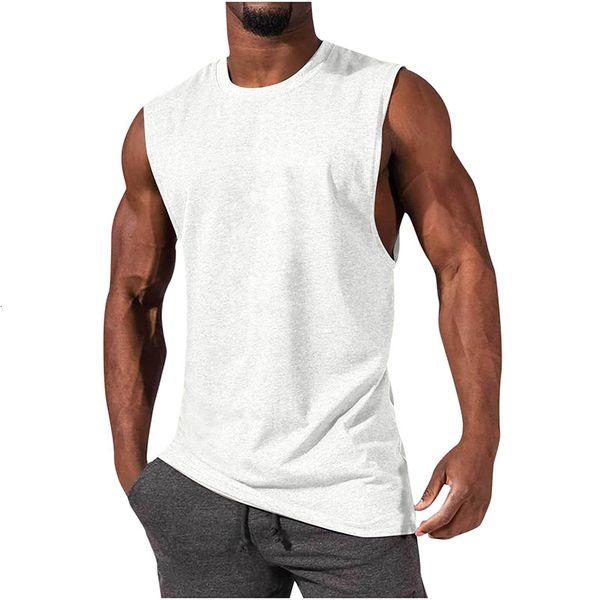 men' tank casual sleeveless o neck loose solid tank men' clothes summer fashion sports camisole men leisure clothes streetwear, White;black
men' tank casual sleeveless o neck loose solid tank men' clothes summer fashion sports camisole men leisure clothes streetwear, White;black