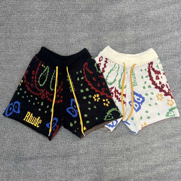 designer clothing rhude embossed jacquard cashew flower pattern high street american wool leisure knitted beach holiday shorts couples jogge, White;black
designer clothing rhude embossed jacquard cashew flower pattern high street american wool leisure knitted beach holiday shorts couples jogge, White;black