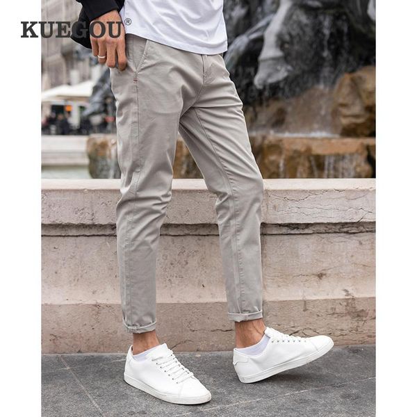 pants kuegou 2022 new cotton spandex men's casual pants spring slim straight micro elastic classic trousers summer plus size kk3002, Black
pants kuegou 2022 new cotton spandex men's casual pants spring slim straight micro elastic classic trousers summer plus size kk3002, Black