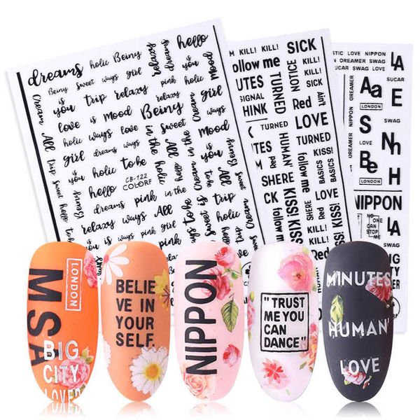 stickers decals 1 sheet russian text 3d nail sticker flower and letter transfer slider russia words nail decals manicures tattoos decoration, Black
stickers decals 1 sheet russian text 3d nail sticker flower and letter transfer slider russia words nail decals manicures tattoos decoration, Black