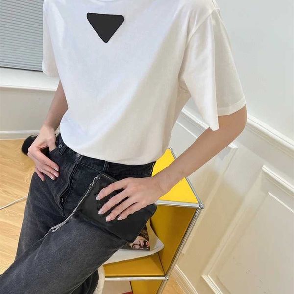 26% off correct version family spring/summer new beaded triangle emblem ins couple casual loose short sleeve t-shirt tee trend, White;black
26% off correct version family spring/summer new beaded triangle emblem ins couple casual loose short sleeve t-shirt tee trend, White;black