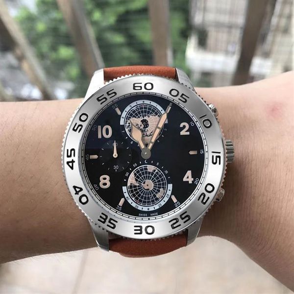 new luxury mens watch quartz movement stainless steel man wristwatch casual business designer watches earth rotatable work watch297l, Slivery;brown
new luxury mens watch quartz movement stainless steel man wristwatch casual business designer watches earth rotatable work watch297l, Slivery;brown