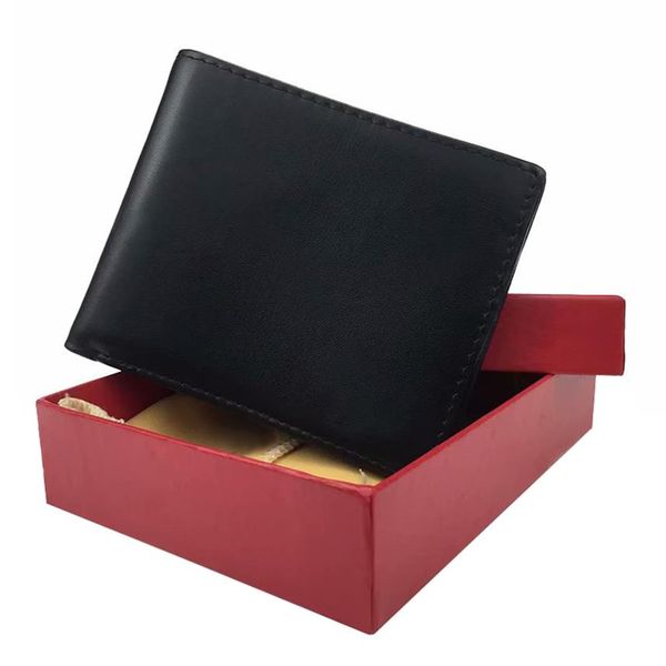 boxed men's wallet 2022 new european fashion short leather wallet designer men wallets id card set2950, Red;black
boxed men's wallet 2022 new european fashion short leather wallet designer men wallets id card set2950, Red;black