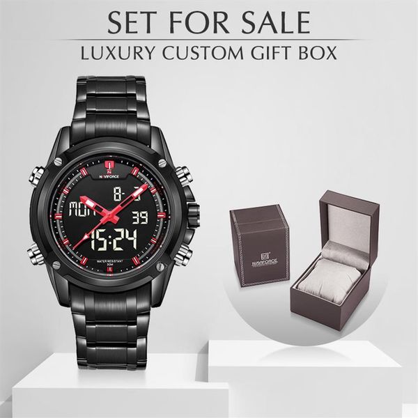 naviforce luxury brand quartz men watch military sports waterproof men's watches with box set for relogio masculino253l, Slivery;brown
naviforce luxury brand quartz men watch military sports waterproof men's watches with box set for relogio masculino253l, Slivery;brown