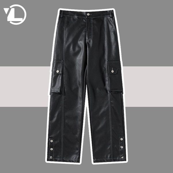 pants black pu faux leather pants men women hip hop streetwear straight wide leg trousers male retro punk pu loose cargo pants unisex
pants black pu faux leather pants men women hip hop streetwear straight wide leg trousers male retro punk pu loose cargo pants unisex
