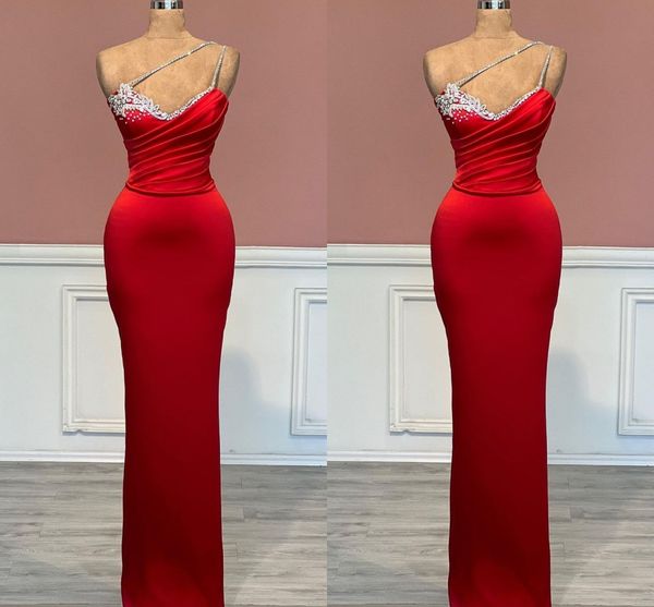 red sheath evening dresses for women dubai arabic one shoulder beaded floor length satin formal special occasion pageant birthday party prom, Black;red
red sheath evening dresses for women dubai arabic one shoulder beaded floor length satin formal special occasion pageant birthday party prom, Black;red