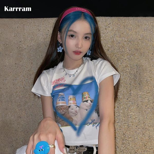 women s t shirt karrram y2k aesthetics crop korean fashion cat print t shirt fairycore harajuku kitty tshirt e girl 2000s grunge streetwear, White
women s t shirt karrram y2k aesthetics crop korean fashion cat print t shirt fairycore harajuku kitty tshirt e girl 2000s grunge streetwear, White