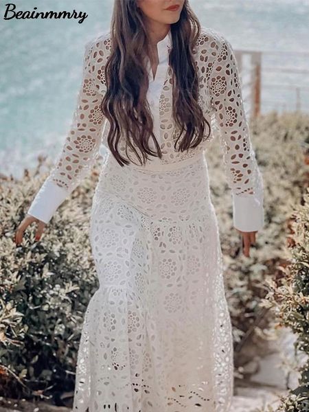 dress women white cutout embroidered two piece sets long sleeve button blouse and high waist long skirt 2022 chic female clothing suit
dress women white cutout embroidered two piece sets long sleeve button blouse and high waist long skirt 2022 chic female clothing suit