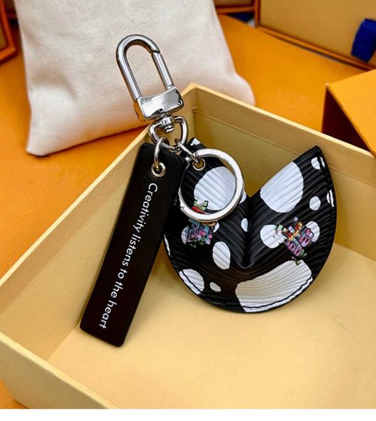 with box fortune cookie bag hanging car keychain flower charm jewelry women men gifts fashion pu leather key chain access8521309, Silver
with box fortune cookie bag hanging car keychain flower charm jewelry women men gifts fashion pu leather key chain access8521309, Silver