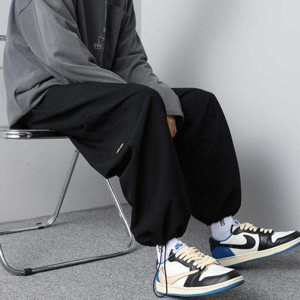 pants retro jednokolorowe biegaczy wszystkie mecze szerokie spodnie nogi harajuku cargo spodnie streetwear szerokie spodnie japan style, Black
pants retro jednokolorowe biegaczy wszystkie mecze szerokie spodnie nogi harajuku cargo spodnie streetwear szerokie spodnie japan style, Black