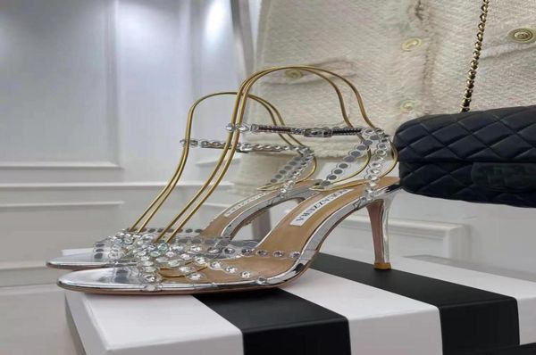 new season aquazzura shoes tequila sandals 105 sparkling party italy clear pvc crystals stiletto heel wedding bride6258050, Black
new season aquazzura shoes tequila sandals 105 sparkling party italy clear pvc crystals stiletto heel wedding bride6258050, Black