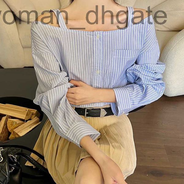 women's blouses & shirts designer shirt women's 23 summer crowd design sense off shoulder sun protection long sleeve pure cotton s, White
women's blouses & shirts designer shirt women's 23 summer crowd design sense off shoulder sun protection long sleeve pure cotton s, White