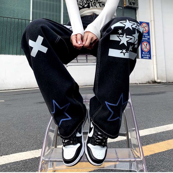 men's pants houzhou y2k star jeans men bla cargo denim trousers male print darkwear streetwear hip hop graphic loose casual pants g2304, Black
men's pants houzhou y2k star jeans men bla cargo denim trousers male print darkwear streetwear hip hop graphic loose casual pants g2304, Black